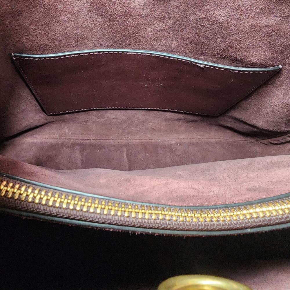 CL838 Coach 1941 Bordeaux Cooper Carryall in Colorblock with Border Rivets - Picture 9 of 12